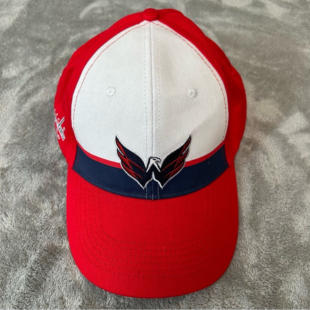 Washington Capitals Red Embroidered Snapback Adjustable‎ Hat NHL Cap Idegy Brand